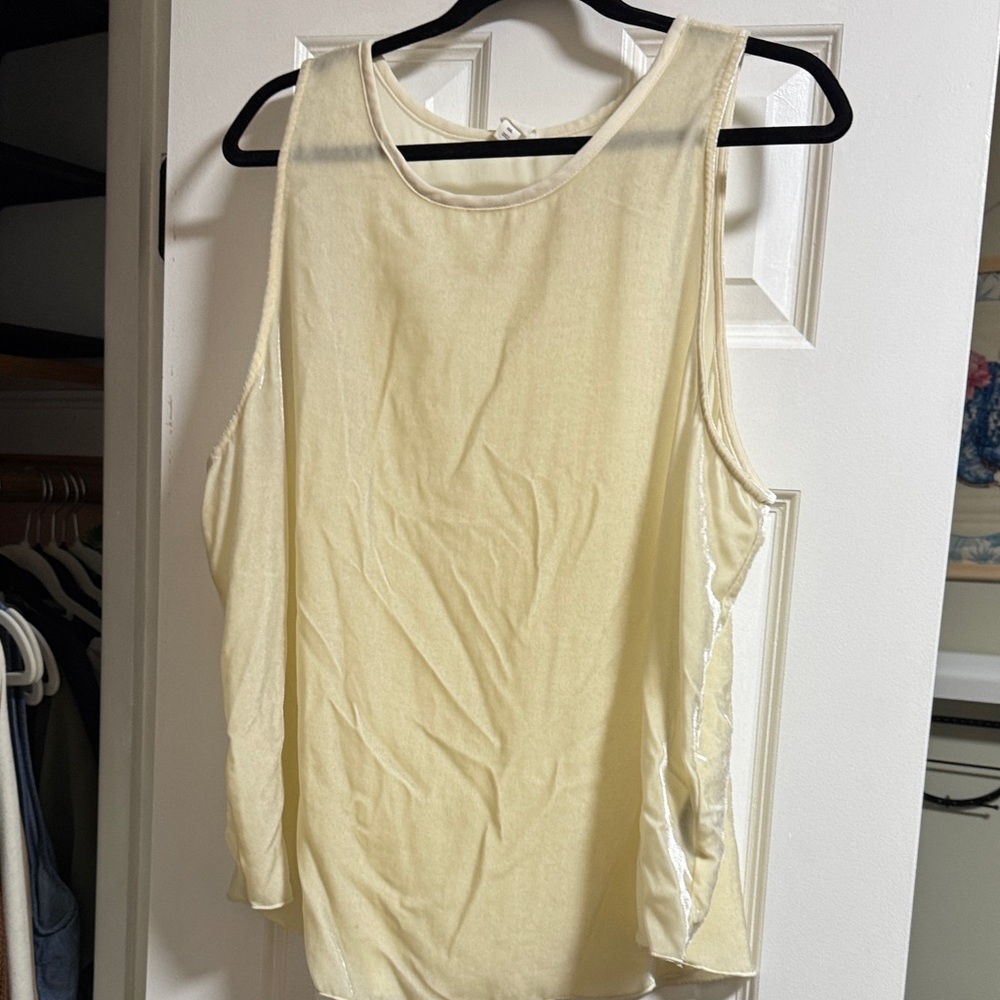 VTG GAP Light Yellow Tank Top